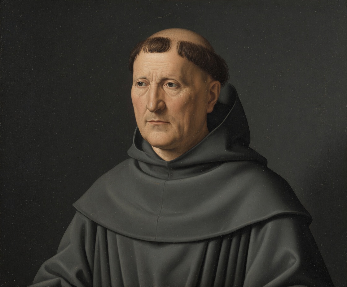 Archive plate of Luca Pacioli
