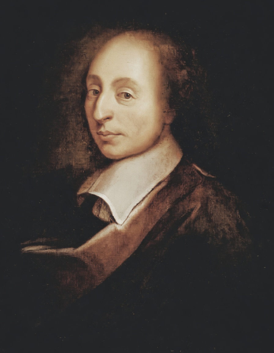 Archive plate of Blaise Pascal